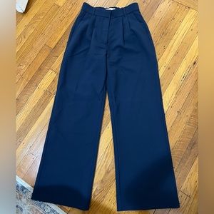 Abercrombie navy sloane tailored pants